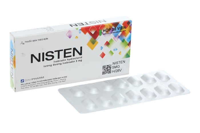 Nisten ivabradin 5mg davi (h/28v)
