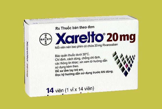 Xarelto rivaroxaban 20mg bayer (h/14v) (công ty)
