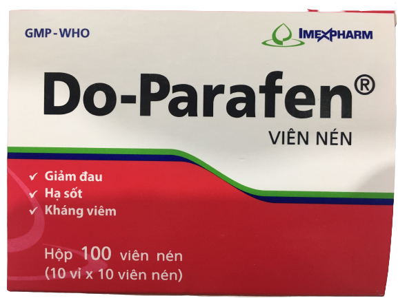 Do-parafen paracetamol 500mg imexpharm (h/100v)