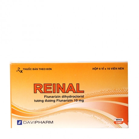 Reinal flunarizine 10mg davipharm (h/60v)