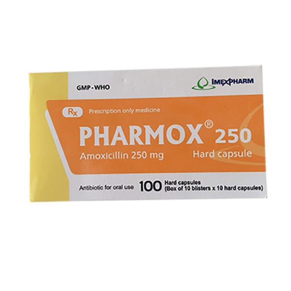 Pharmox amoxcillin 250mg imexpharm (h/100v)