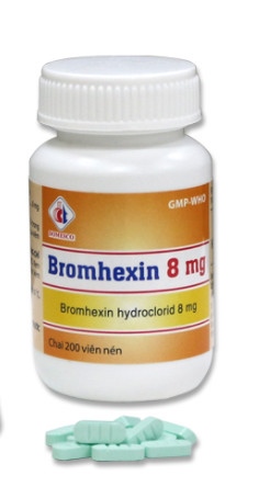 Bromhexin 8mg domesco (c/200v) (viên nén)