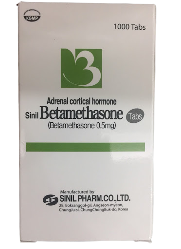 Betamethasone 0.5mg sinil pharm.co (c/1000v)