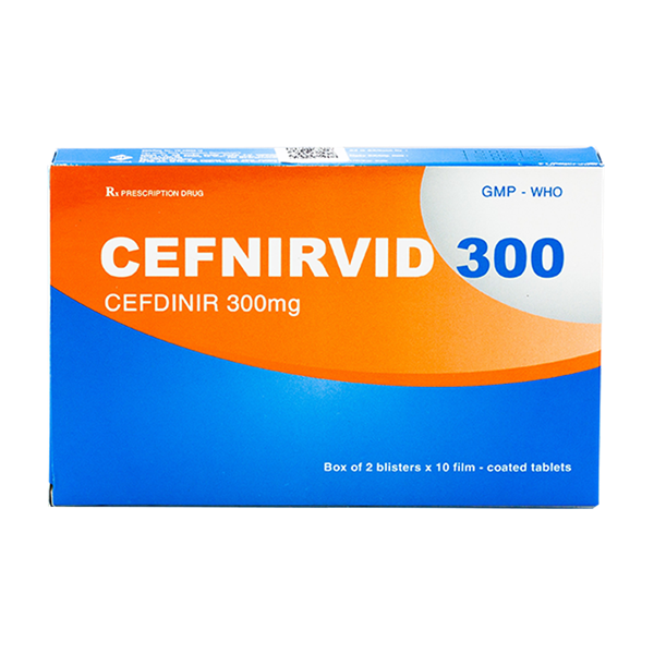 Cefnirvid cefdinir 300mg vidipha (h/20v)