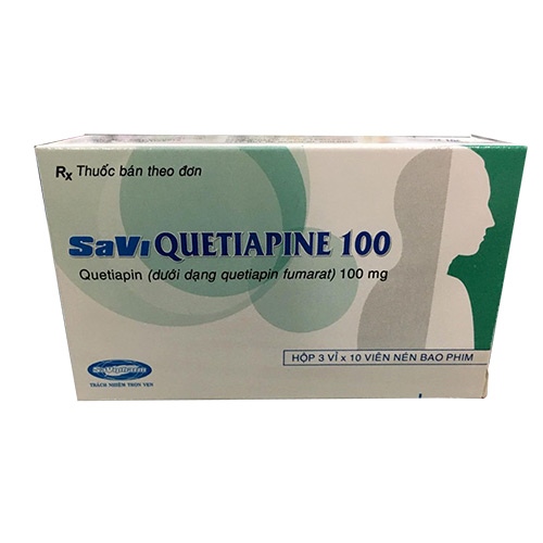 Savi quetiapine 100mg savipharm (h/30v)