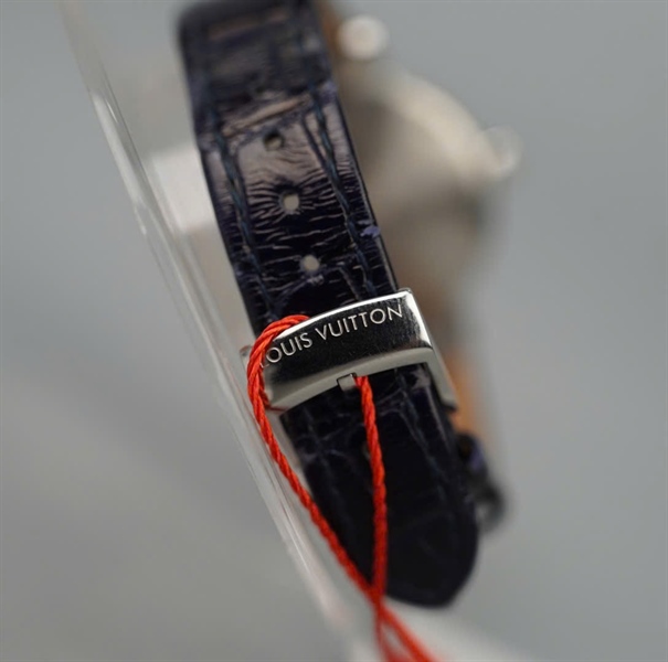 Đồng hồ LV mặt tròn dây xanh đen (UA6335QA116) (LTB) KG+