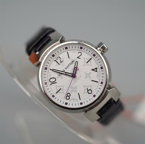 Đồng hồ LV mặt tròn dây xanh đen (UA6335QA116) (LTB) KG+