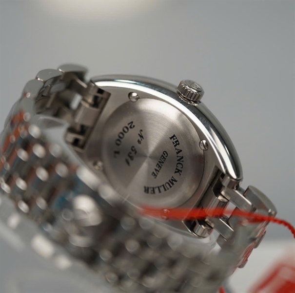 Đồng hồ Franck Muller bạc mặt tròn (No531) (LTB) KG+
