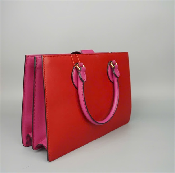 Túi GG Handle đỏ quai hồng (520981) sz31 (LTB) KG+