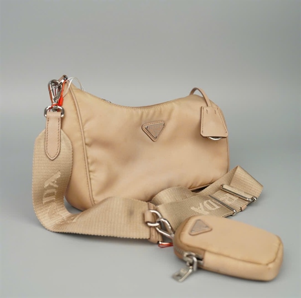 Túi Prada nude kèm ví sz21 (LTB) KG+