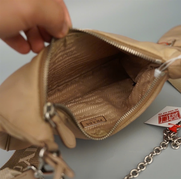 Túi Prada nude kèm ví sz21 (LTB) KG+