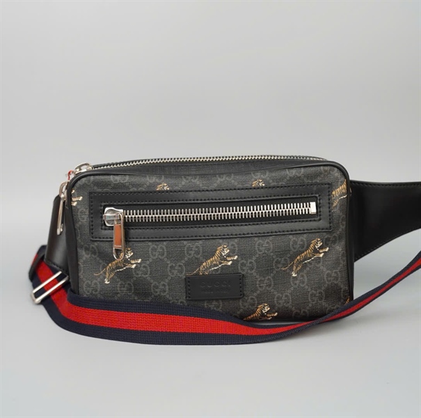 Túi GG bao tử đen hình hổ (G029361621) sz23 (LTB) KG+