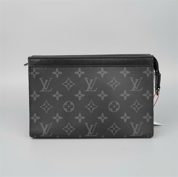 Túi LV Clutch hoa đen kèm ví sz22 (LTB) KG+