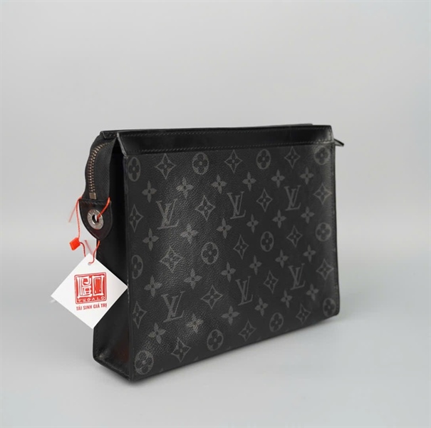 Túi LV Clutch hoa đen (UB2198) sz26 (LTB) KG+