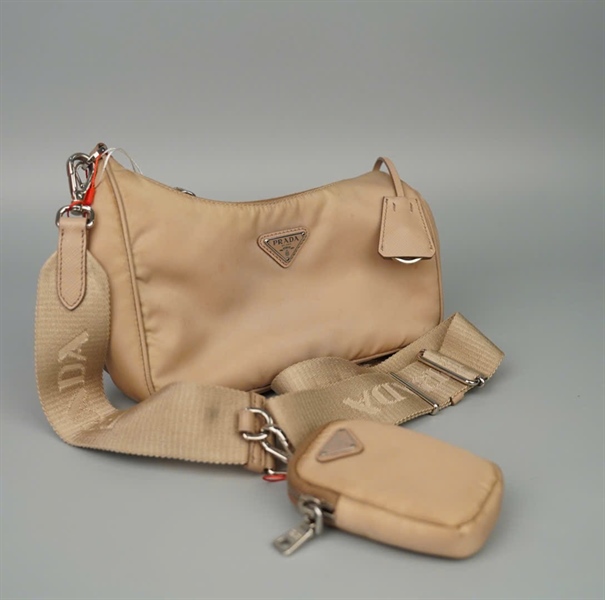 Túi Prada nude kèm ví sz21 (LTB) KG+