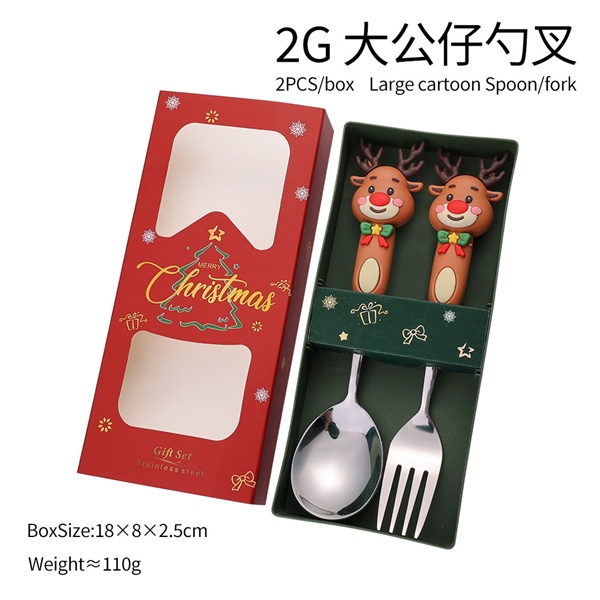 Set 2 Thìa Nĩa Noel