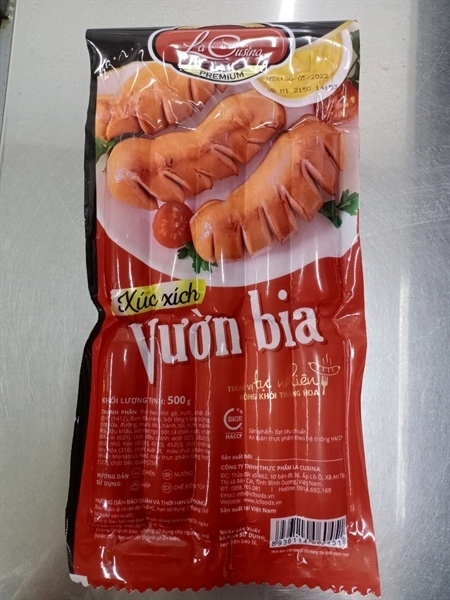 Xúc Xích Vườn Bia Lc Foods 500G