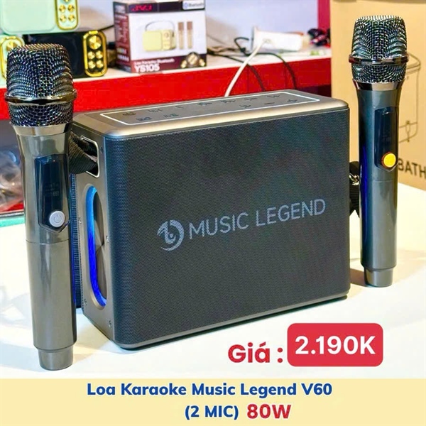 Loa Bluetooth kèm míc đôi Legend V60