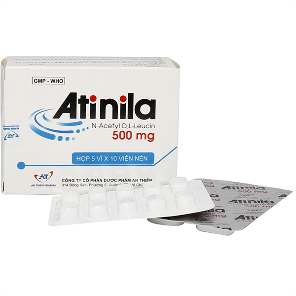 Atinila n-acetyl-dl-leucin 500mg an thiên (h/50v)