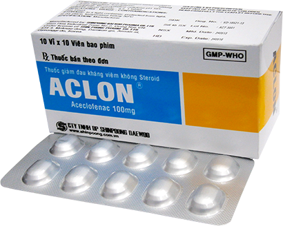 Aclon aceclofenac 100mg shinpoong (h/100v)