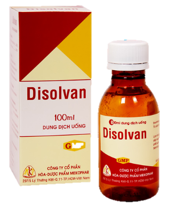 Disolvan bromhexine 0.8mg/ml mekophar (c/100ml)