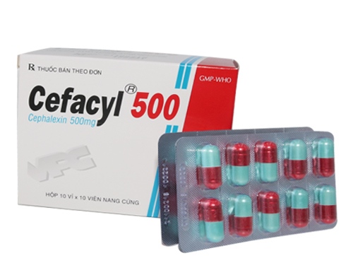 Cefacyl 500mg capsules pharimexco (h/100v)
