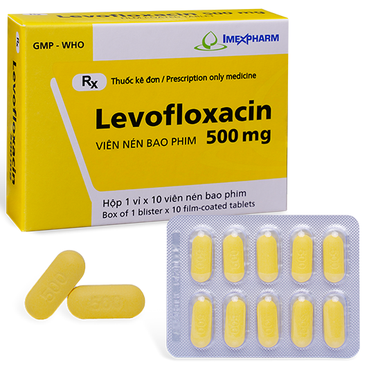 Levofloxacin 500mg imexpharm (h/10v)