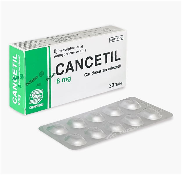 Cancetil candesartan cilexetil 8mg shinpoong (h/30v)