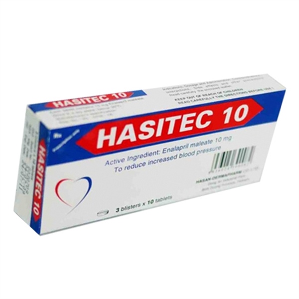 Hasitec enalapril 10mg hasan (h/30v)