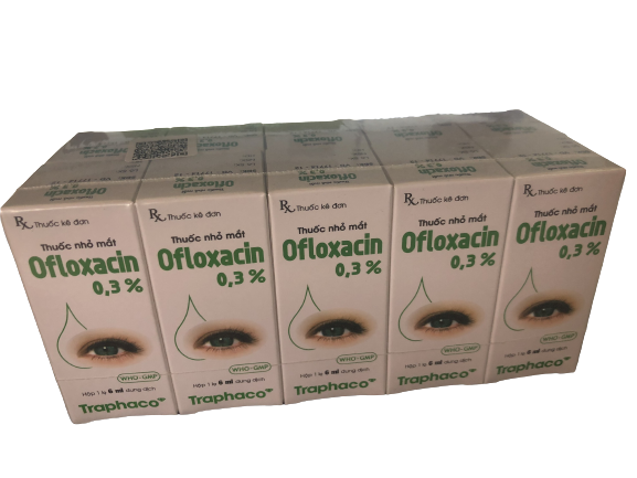 Ofloxacin 0.3% traphaco (lốc/10c/6ml)