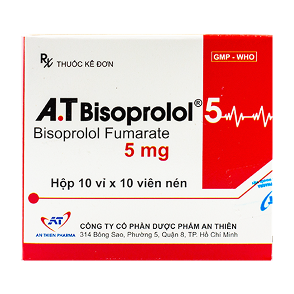 A.t bisoprolol 5mg an thiên (h/100v)