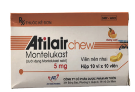 Atilair chew montelukast 5mg an thiên (h/100v)