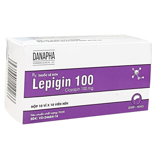 Lepigin clozapin 100mg danapha (h/100v)