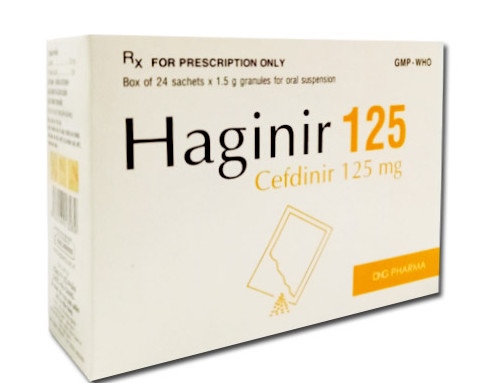 Haginir cefdinir 125mg dhg (h/24g)