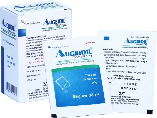 Augbidil 500mg/62.5mg bidiphar (h/12gói)