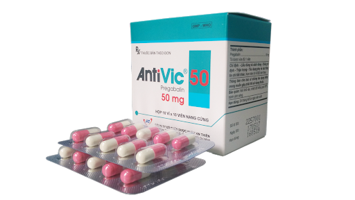Antivic 50 pregabalin 50mg an thiên (h/100v)