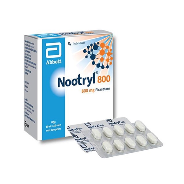 Nootryl piracetam 800mg abbott (hộp/100viên nén)