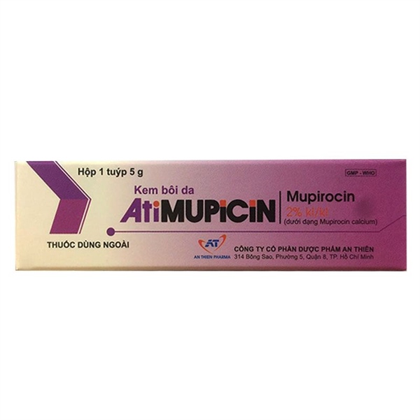 Atimupicin mupirocin 100mg an thiên (tube/5gr)