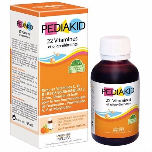 Pediakid 22 vitamines & oligo element syrup ineldea (c/125ml)
