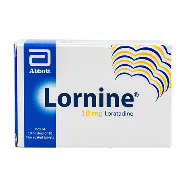 Lornine loratadin 10mg abbott (hộp/100viên nén)