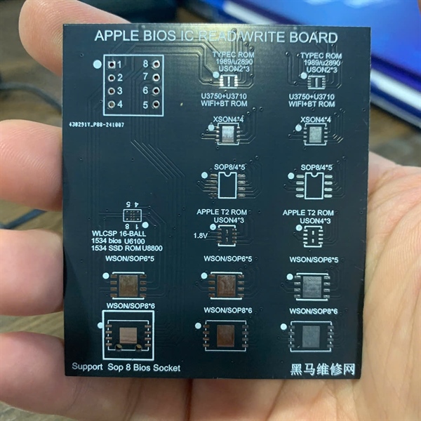 Mạch nạp rom chân gầm (Mạch đen) version 2