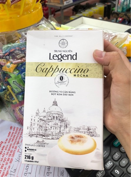 Cà phê Trung Nguyên cappuchino mocha 216g / 1 hộp