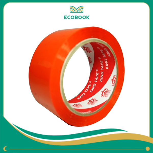 Băng keo trong màu cam King Tape 5Fx70Y