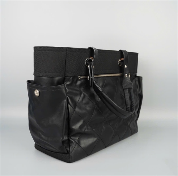 Túi Chanel Tote đen có lót form (14071205) sz36 KG+