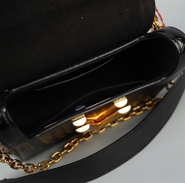 Túi LV Twist đen kèm gương (SR0128) sz18 (HC)+