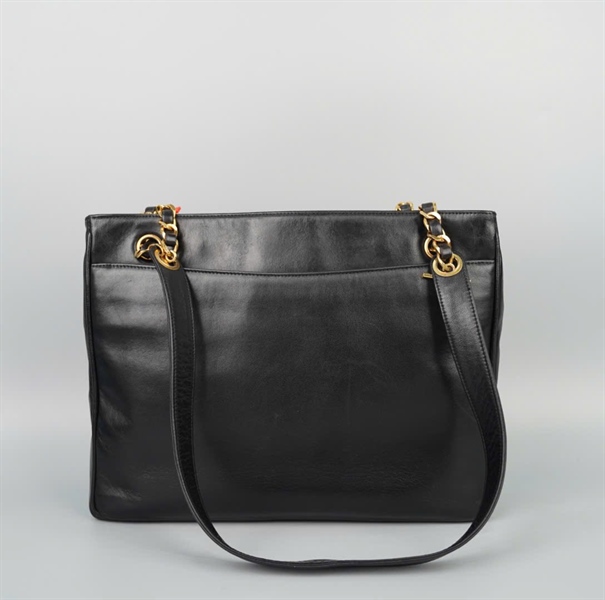 Túi Chanel Tote đen kèm lót form (2449290) sz32 KG+