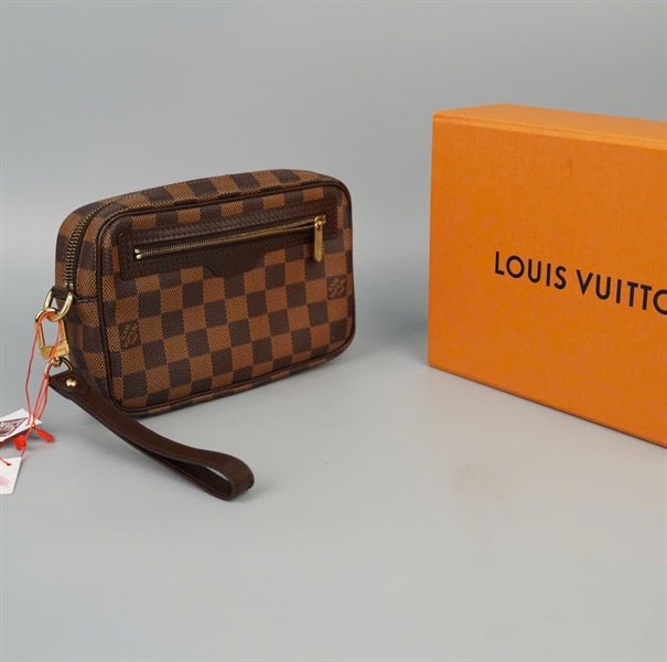Túi LV clutch ô vuông sz20 (LT) KG+