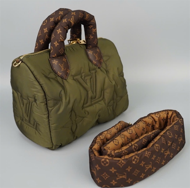 Túi LV Speedy da cừu xanh sz25 (HC)+