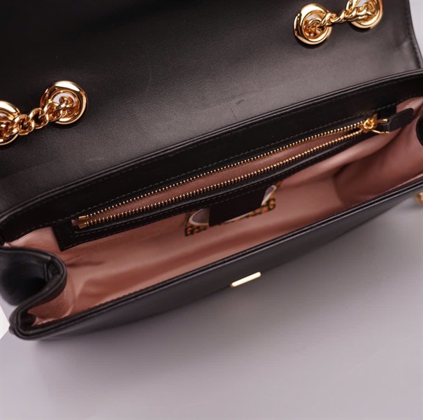 Túi GG zumi đen đầu hổ size 24 (BQ) KG+