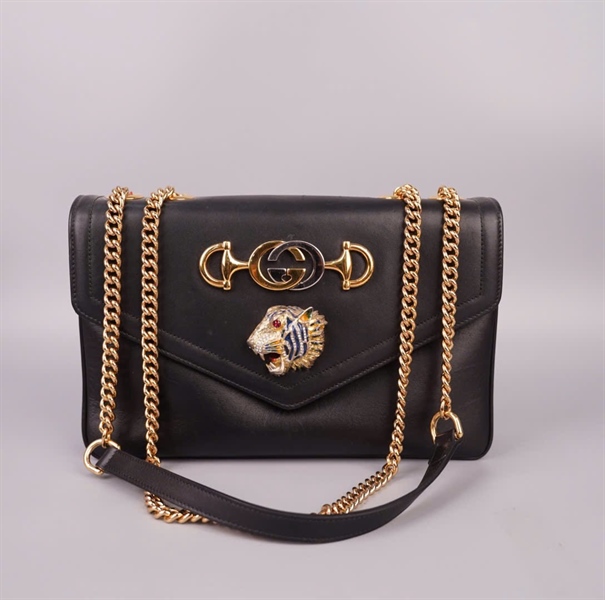 Túi GG zumi đen đầu hổ size 24 (BQ) KG+